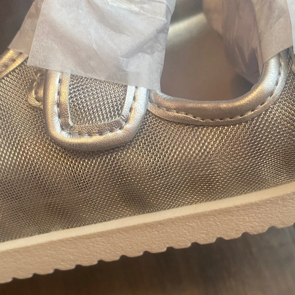 Steve Madden Metallic Silver Kids' Sandals
